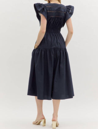 Entro - Flutter Sleeve Dress
