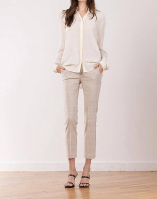 Avenue Montaigne - Lulu Slim Ankle Straight Pant