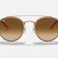 Ray Ban - Round Double Bridge Non Polarized Sunglasses Rb3647n 907051
