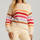 525 America - Stripe Button Shoulder Pullover