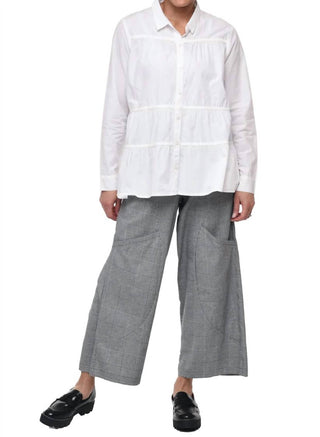 Tulip Clothing - ALIX BUTTON DOWN BLOUSE