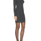 Enza Costa - SILK SWEATER RIB TURTLENECK MINI DRESS