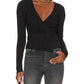 Good American - GOOD TOUCH WRAP TOP
