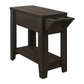 Accent Side Table, Storage, Lamp, Transitional Space-Saving Design