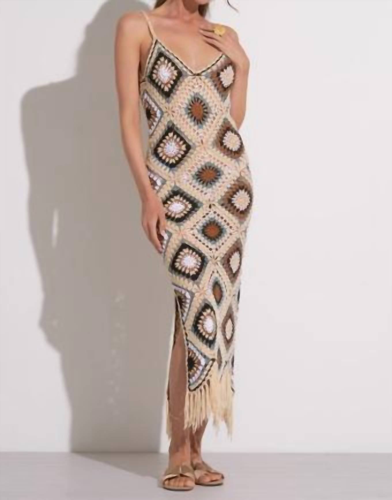 Elan - Aleki Crochet Maxi Dress