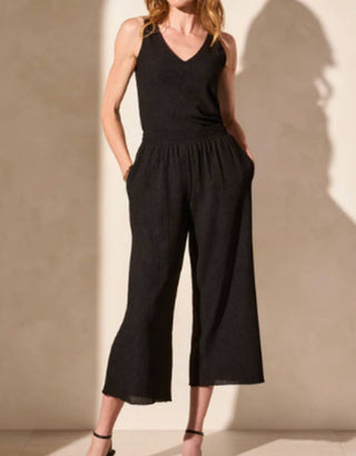 Tribal - Pull On Flowy Wide Crop Pants