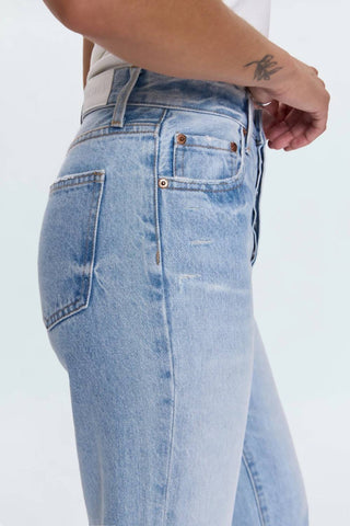 Pistola - Cassie Crop Super High Rise Straight Leg Jeans