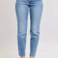 Judy Blue - Mid Rise Vintage Wash Slim Jeans
