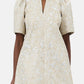 Ganni - Metallic A-line Mini Dress