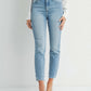 Just Black Denim - Hem Detail Comfort Straight Leg Jeans