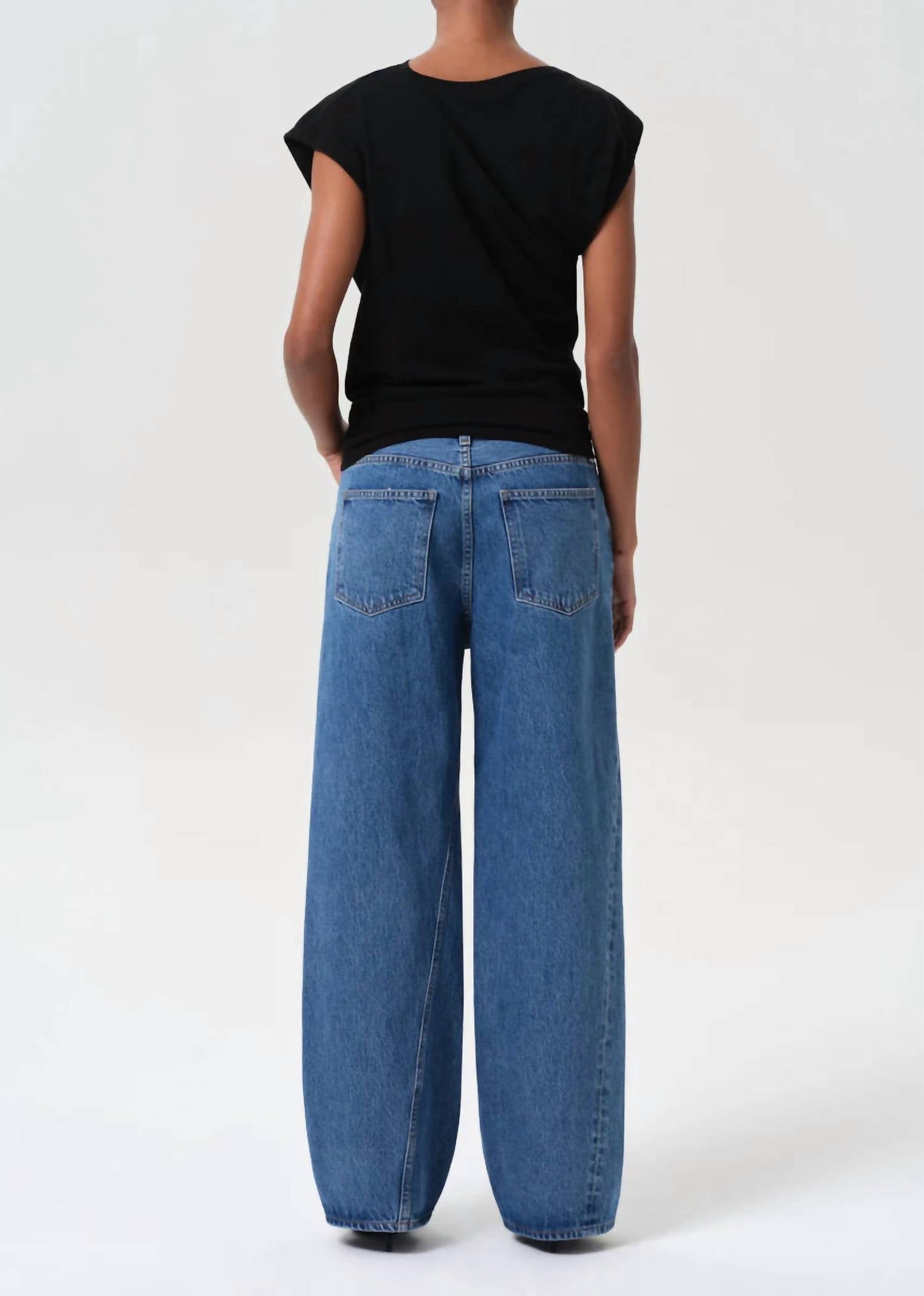 Agolde - Women's Twist Low Slung Baggy Jeans