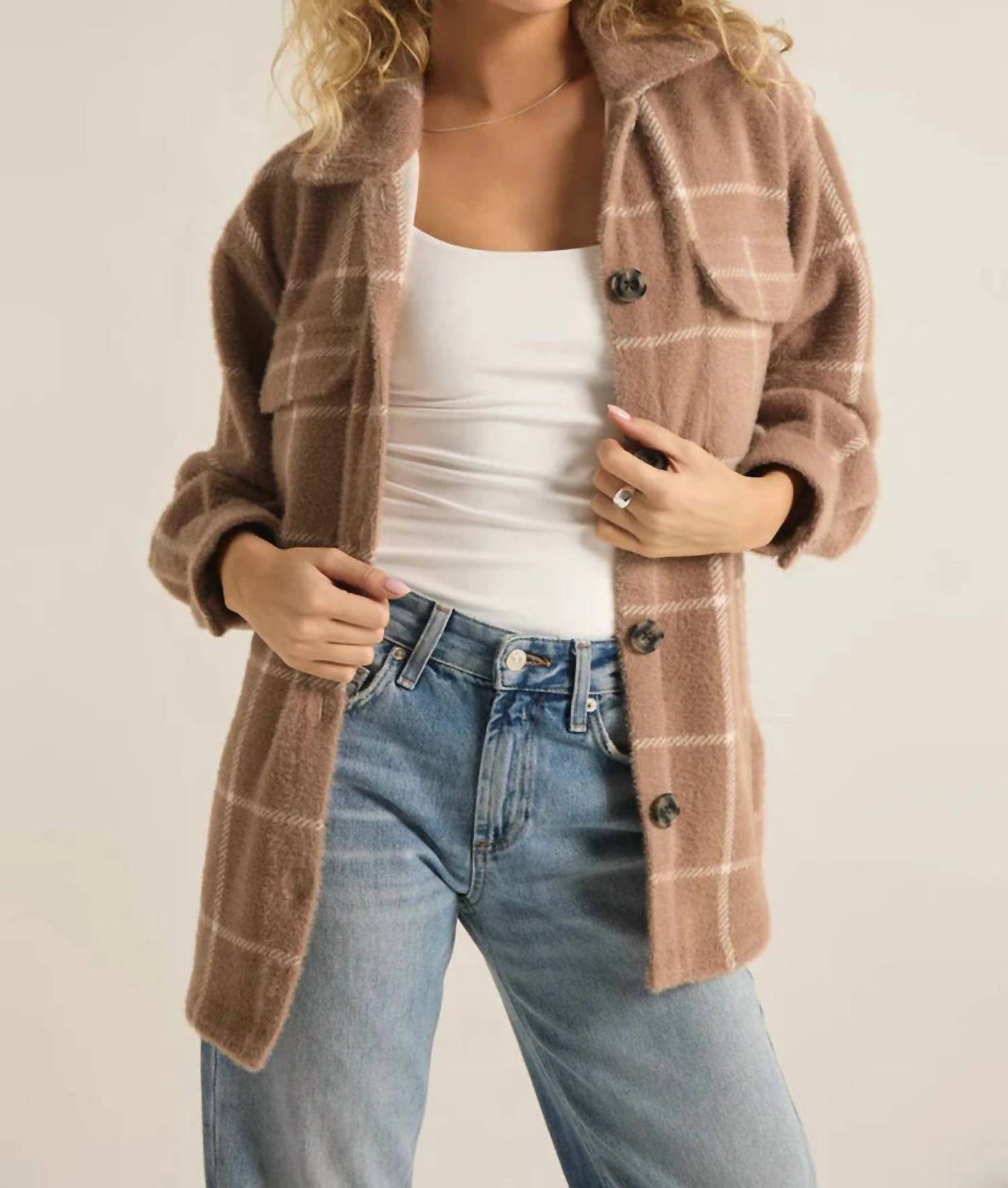 Z Supply - PLAID SHIRT JACKET