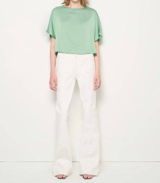 As By Df - Satin Boat Neck Top