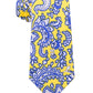 Tommy Hilfiger Mens Central Silk Paisley Neck Tie Yellow O/S