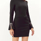 Adelyn Rae - Carmelia Rhinestone Cuff Mini Dress