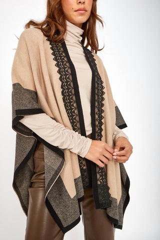 Frank Lyman - Relaxed Fit Sleeveless Poncho