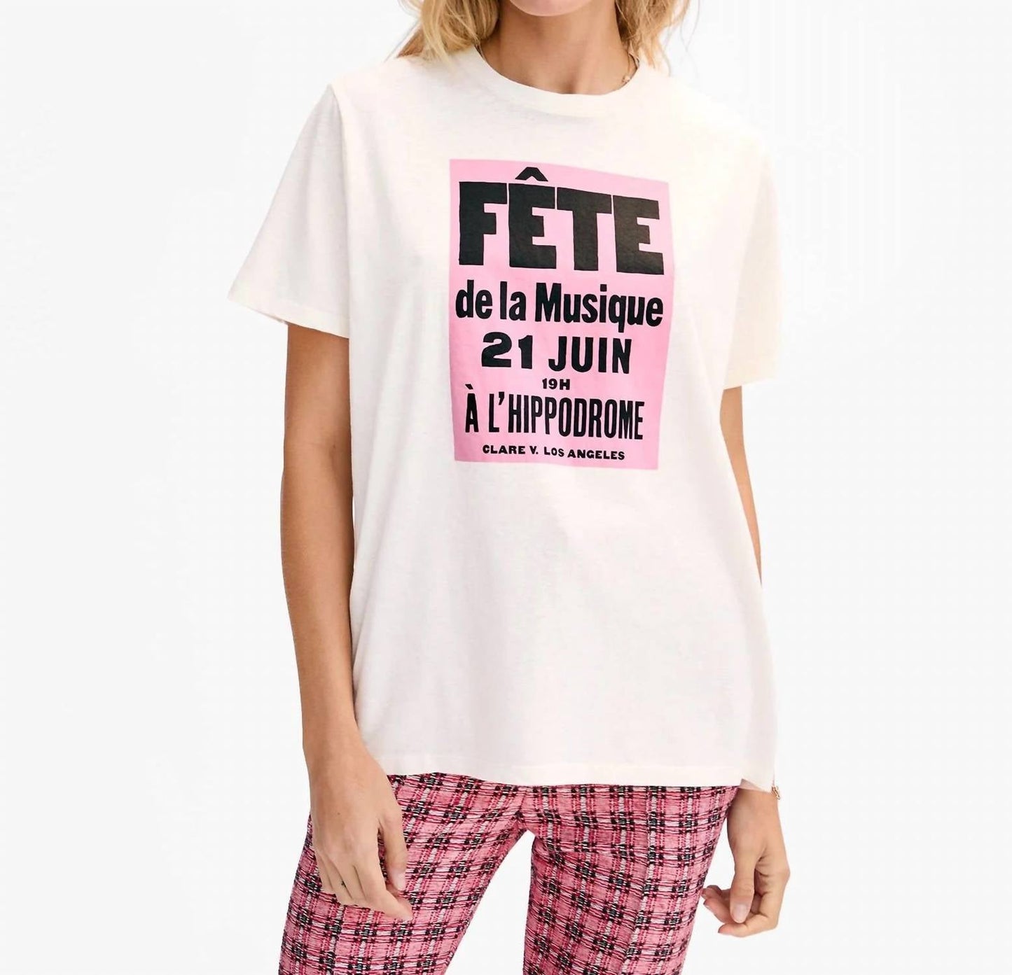 Clare V. - Original Tee With Fete De La Musique