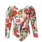 Lia Sahara - Girl's Puffed Long Sleeves One Piece