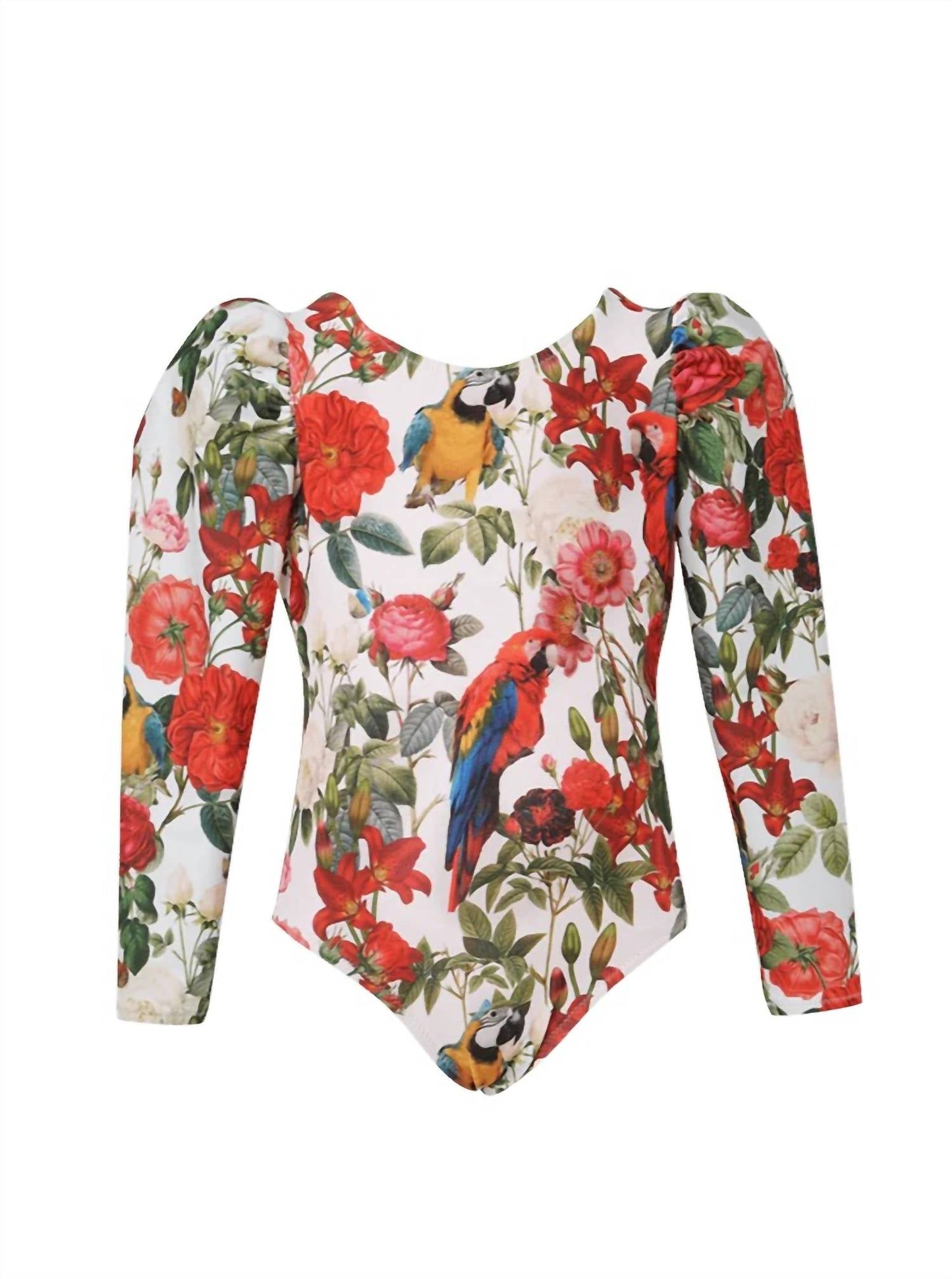 Lia Sahara - Girl's Puffed Long Sleeves One Piece