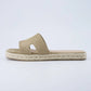 Cushionaire - Women’s Avocado Espadrille Slide Sandal