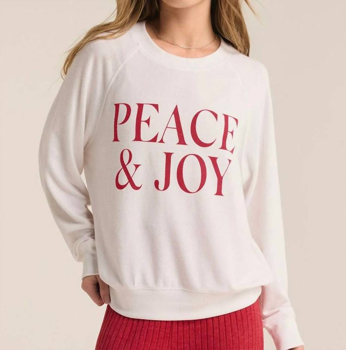 Z Supply - Cassie Peace And Joy Raglan