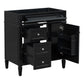 Bathroom Vanity With 2 Drawers and Tip-Out Drawer Storage Cabinet