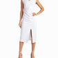 Nicole Miller - Ella Crepe Ruched Midi Dress