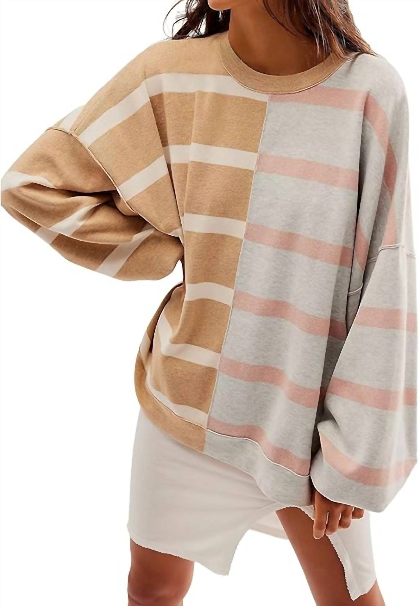 Free People - Uptown Stripe Pullover Sweater