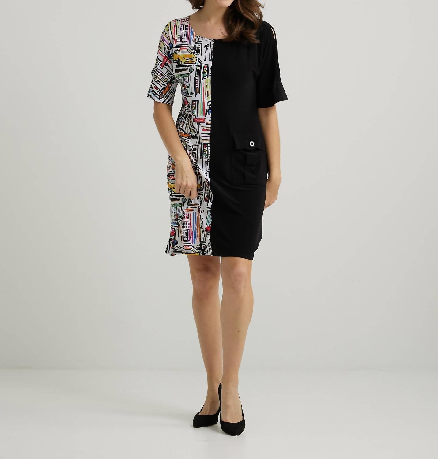 Joseph Ribkoff - Urban Print Dress
