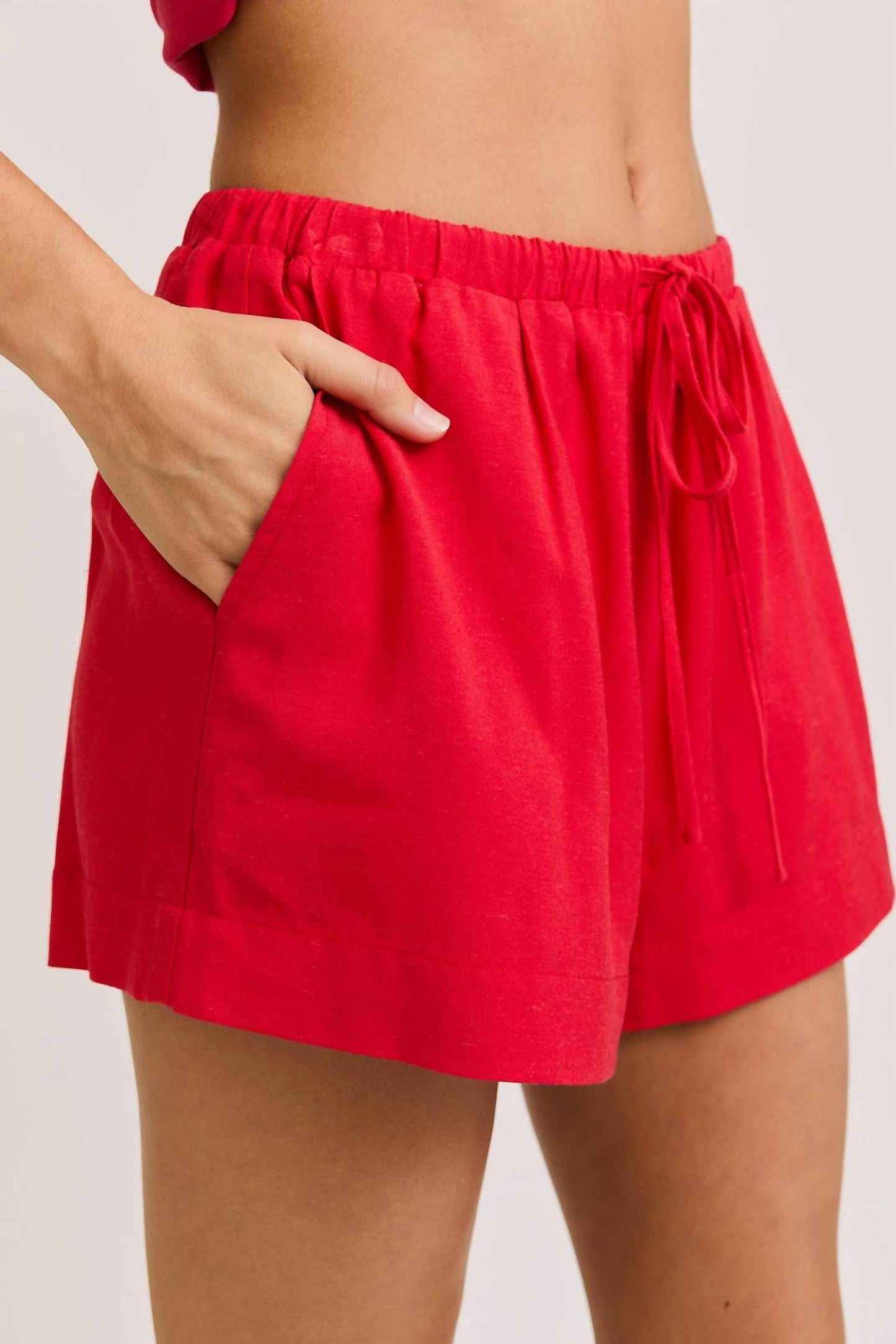 Le Lis - Frankie Shirred Neck Tank And Short Set
