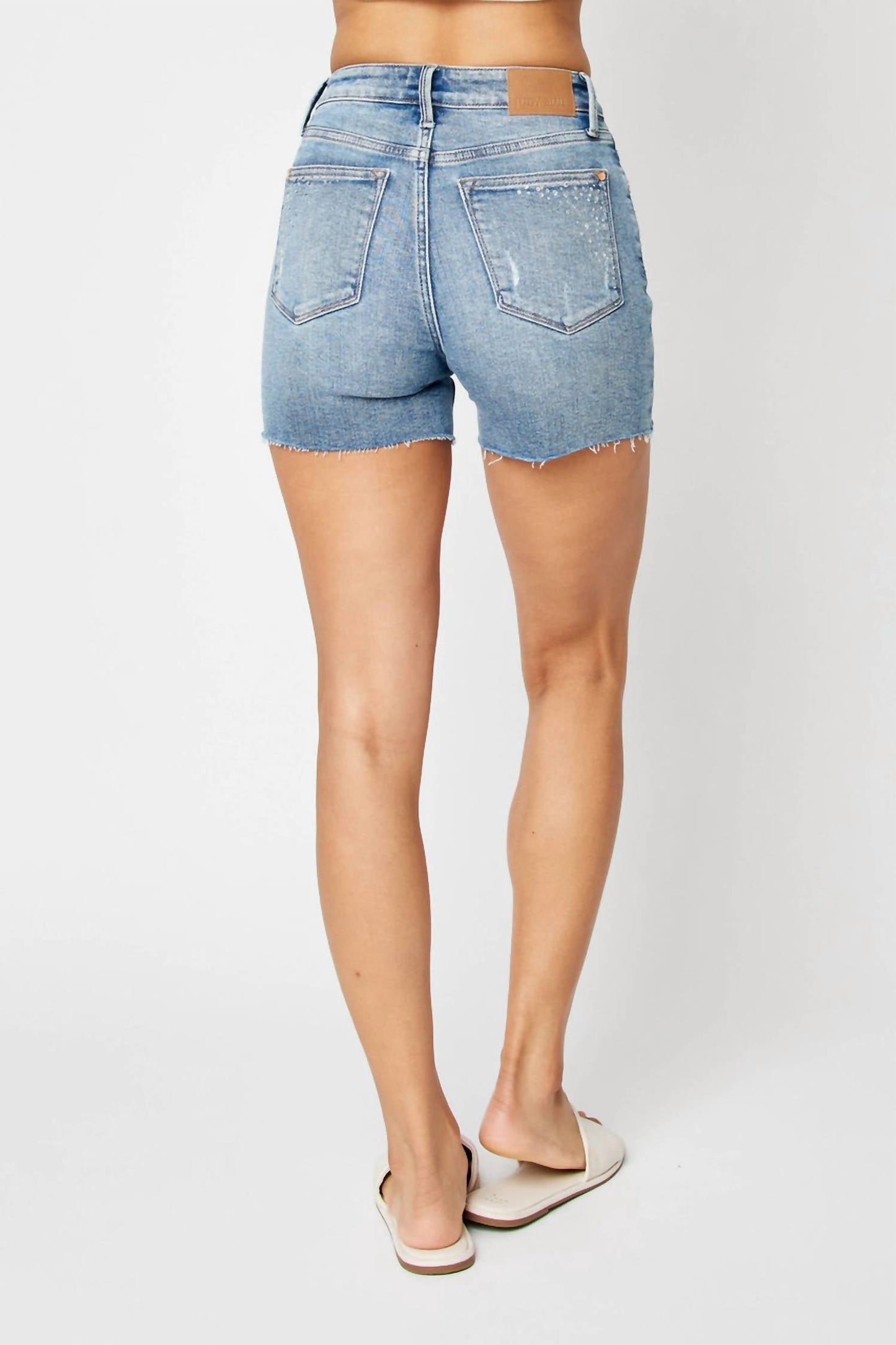 Judy Blue - Women's Rhinestone Embellished Shorts