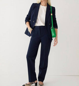J.Crew - Kate Straight-leg Pant In Bi-stretch Cotton Blend