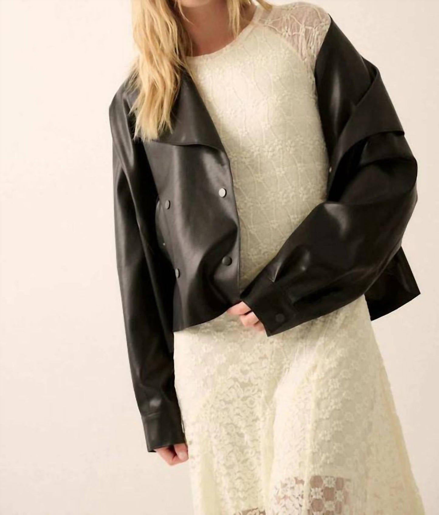 Promesa - Vegan Double Breasted Motorcycle Jacket