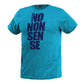 Salming No Nonsense Tee SR Cyan Blue Large Blue Size Large