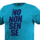 Salming No Nonsense Tee SR Cyan Blue Medium Blue Size Medium