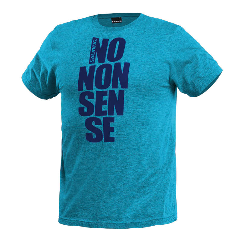 Salming No Nonsense Tee SR Cyan Blue X-Large Blue Size X-Large