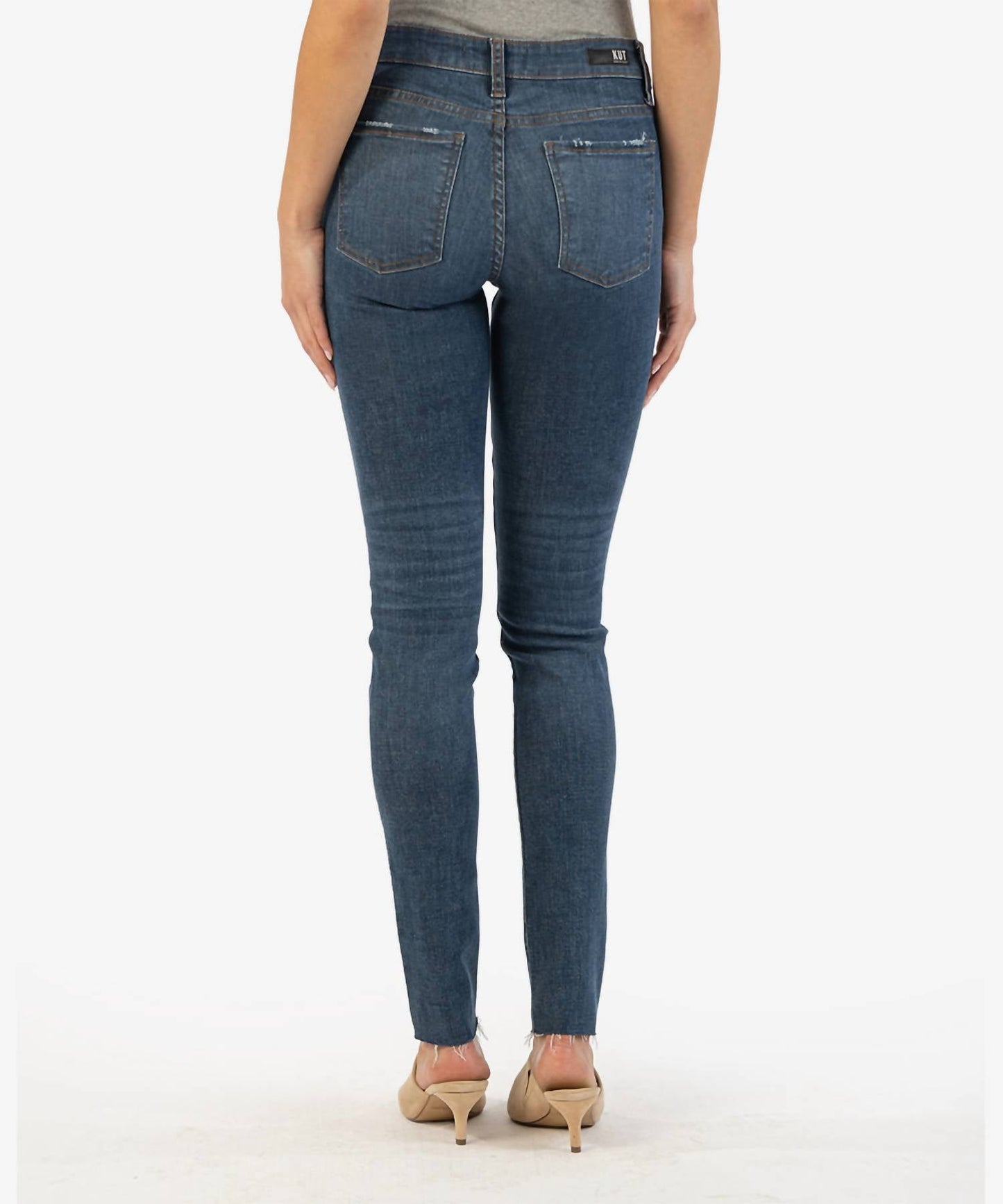 Kut From The Kloth - Mia Mid Rise Slim Fit Skinny Jean