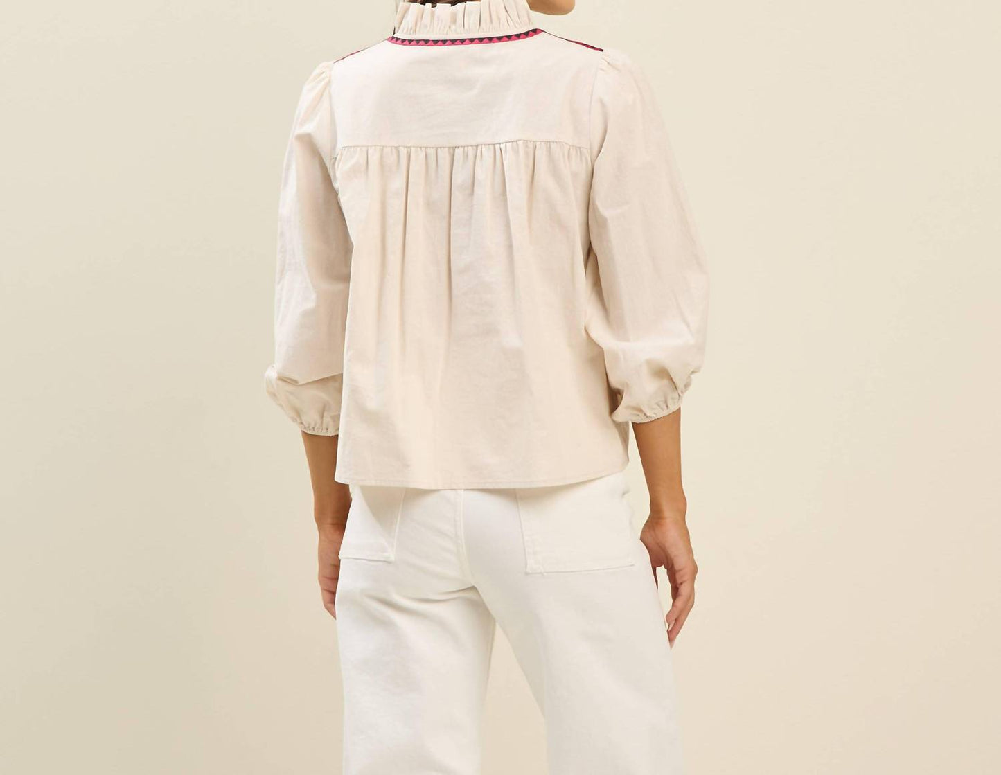 Able - Sophia Embroidered Top