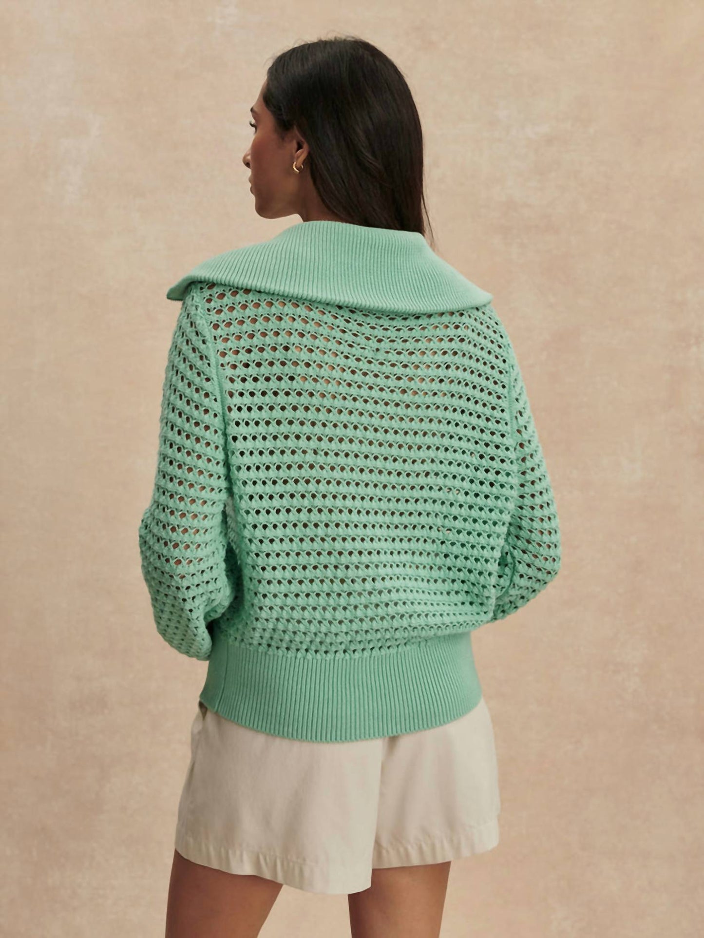 Varley - Eloise Full Zip Knit Sweatshirt