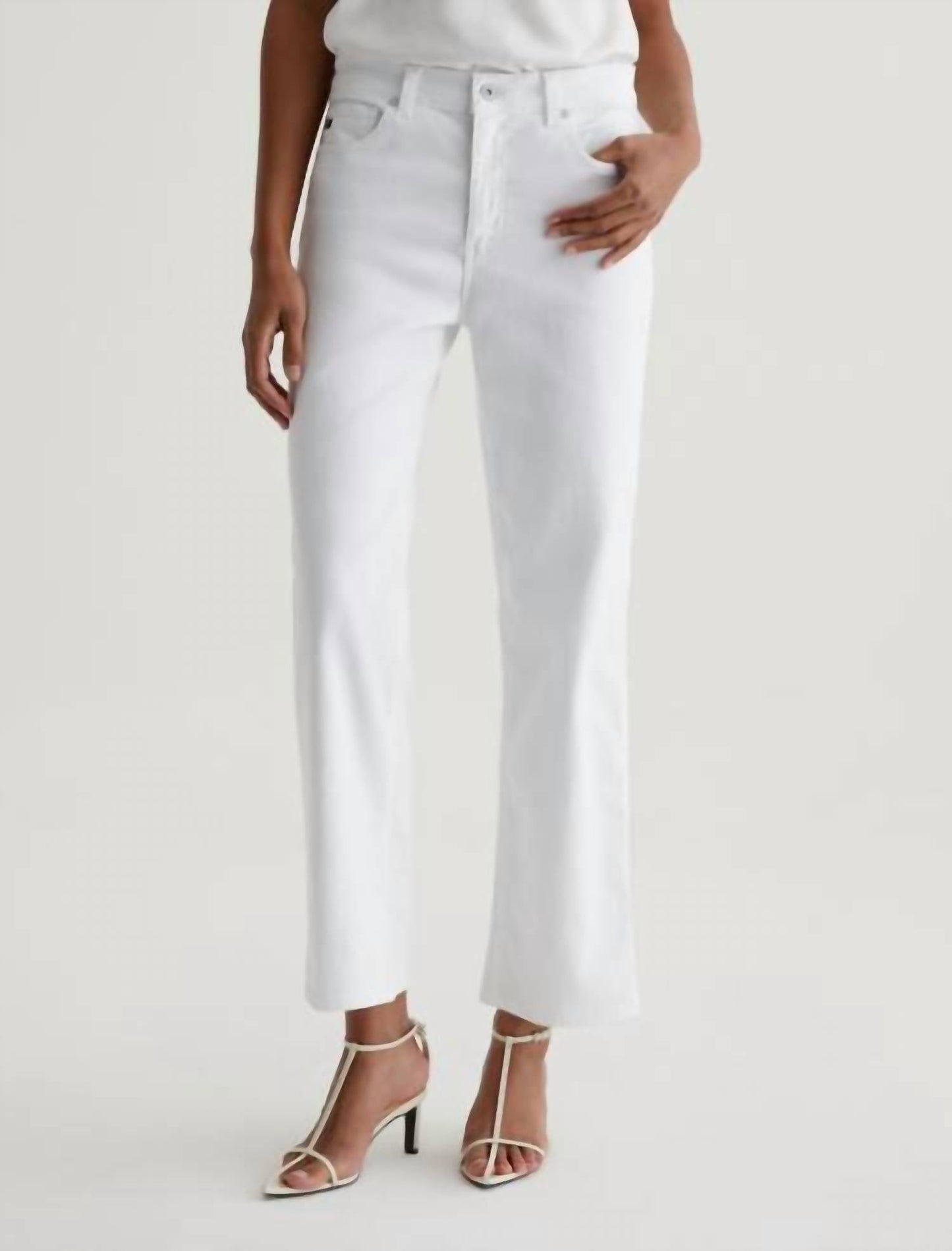 Ag Jeans - Brinley Crop Mid-rise Straight Jeans