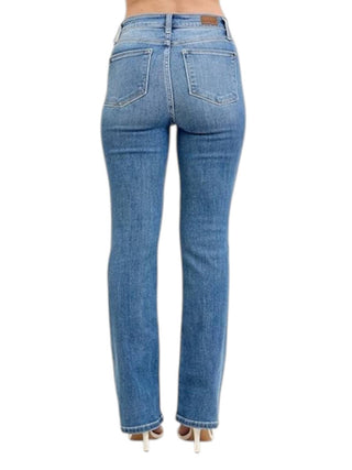 Judy Blue - High Rise Classic Core Contrast Wash Bootcut Jeans