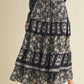 &Merci - Tiered Floral Maxi Skirt