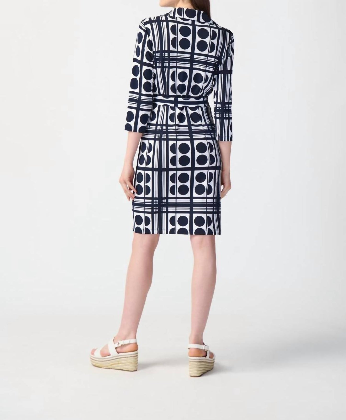 Joseph Ribkoff - Geometric Print Shirtdress