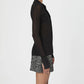 French Connection - Lurex Mix Collared Top