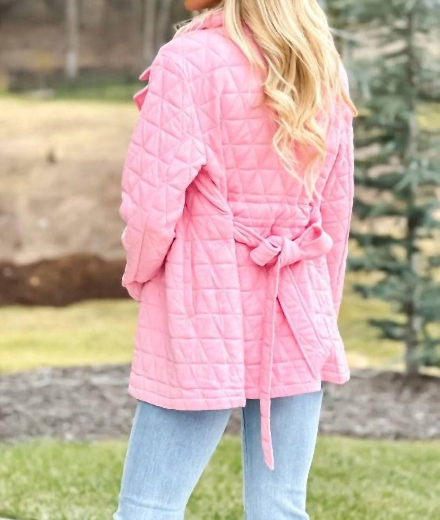 Kori - Curvy Diamond Quilted Jacket