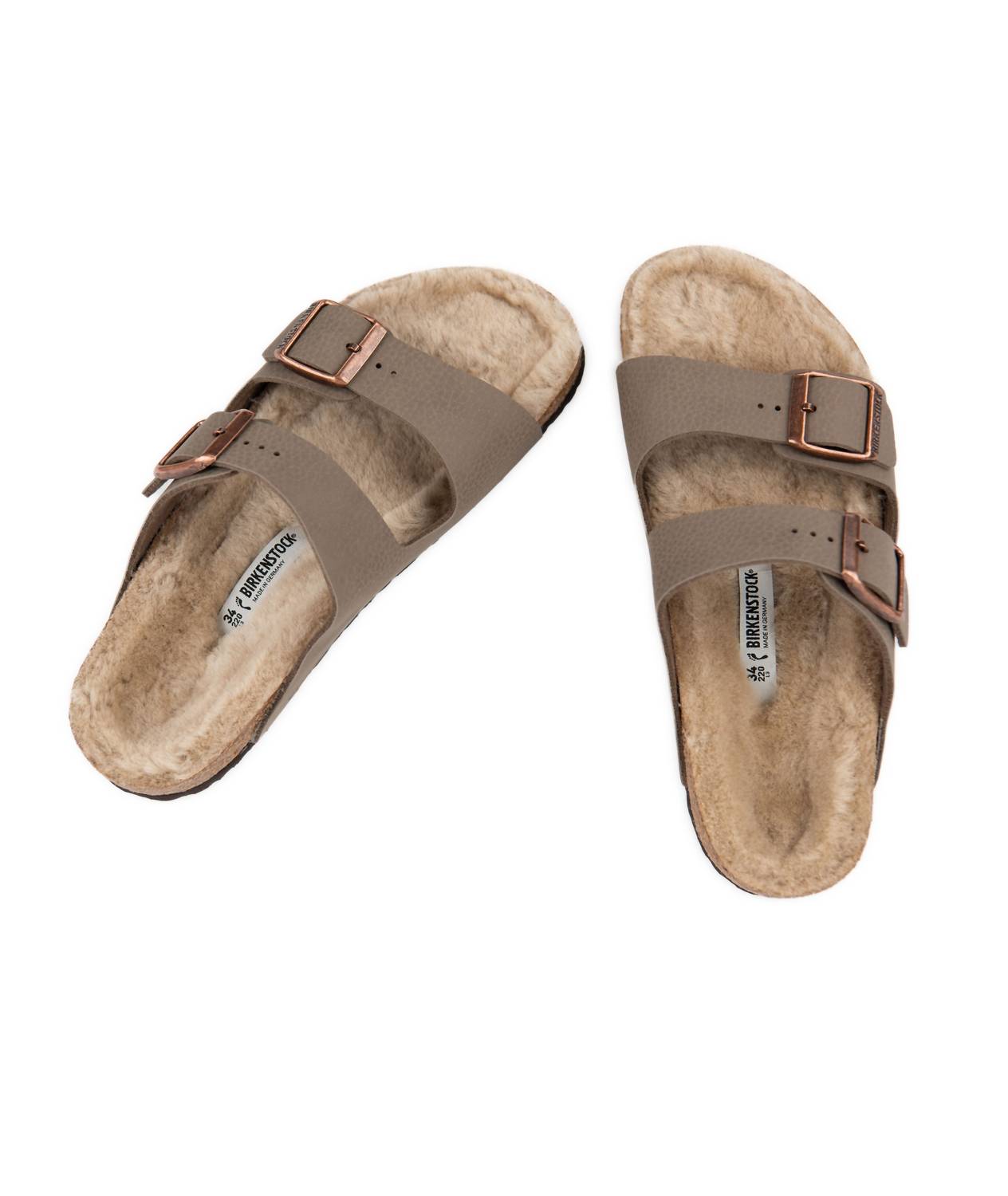 Birkenstock - Girl's Arizona Shearling Sandals - Narrow