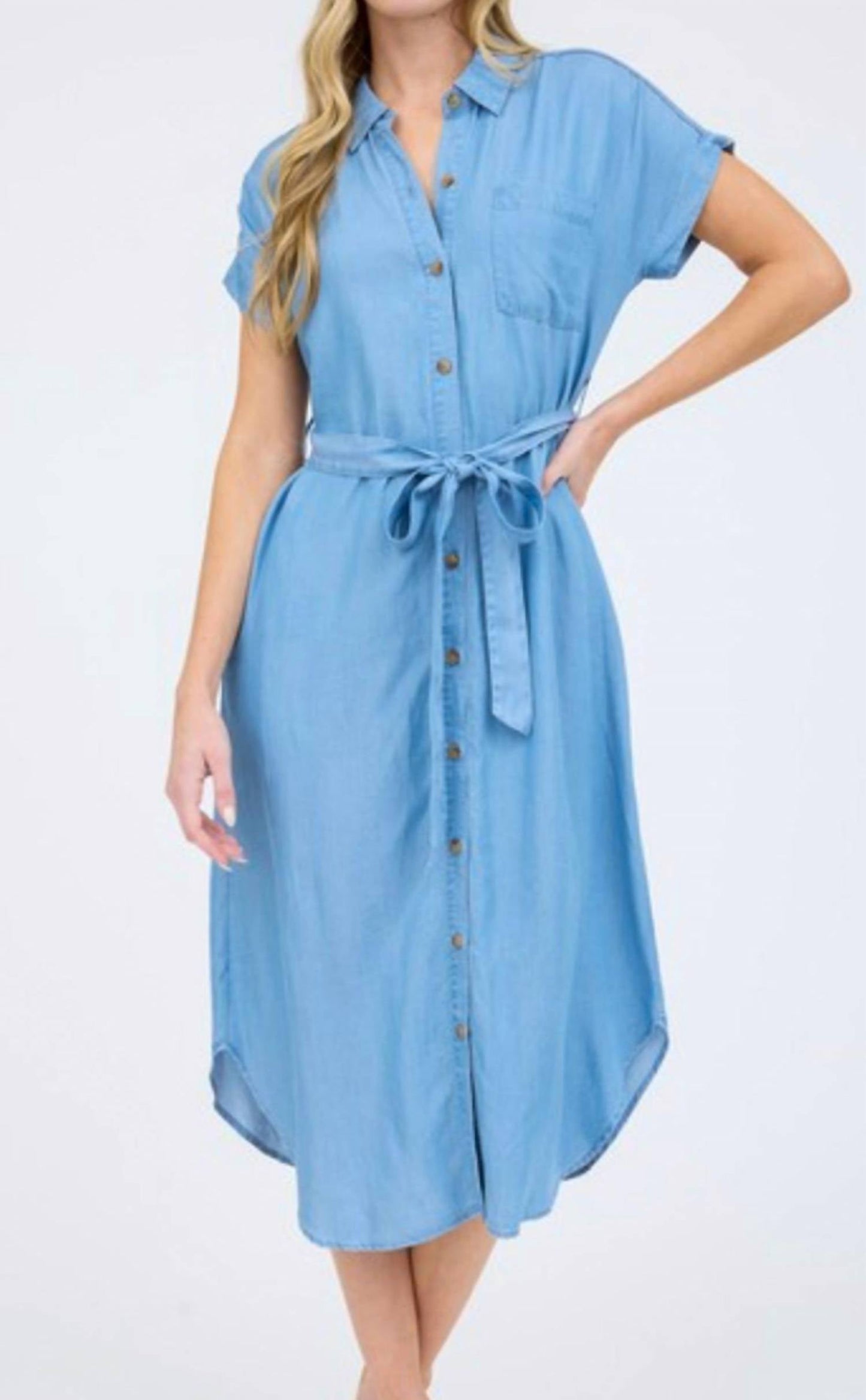 Blu Pepper - Deirdre Midi Shirt Dress