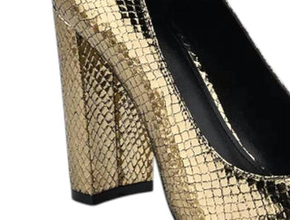Marc Fisher - Women's Abilene 2 Snake Embossed High Heel Pumps