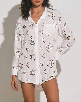 Elan - Button Down Cover-up Top