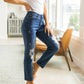 Judy Blue - High Rise Button Fly Distressed Boyfriend Jeans